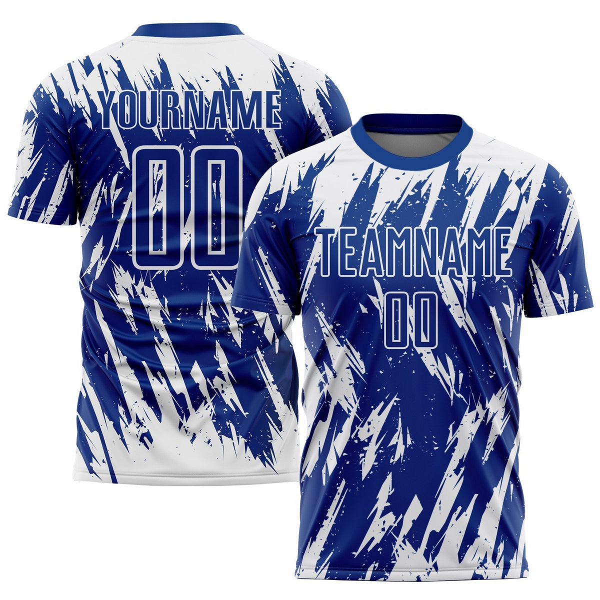 Custom Soccer Jersey - Royal White Sublimation Uniform product image 1