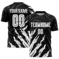 Custom Soccer Jersey - Black White Sublimation Uniform product image 1