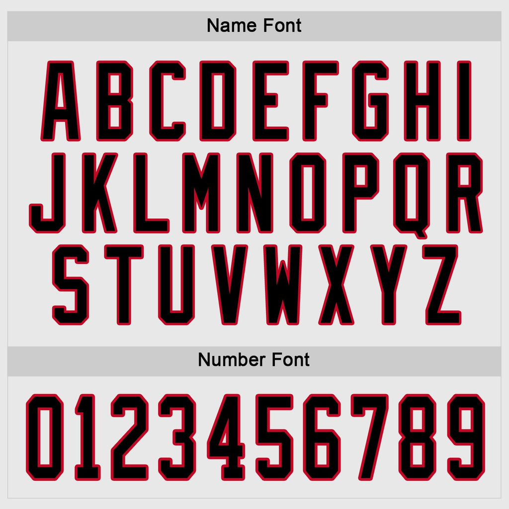 Custom Hockey Jersey - White Black-Red product image 4