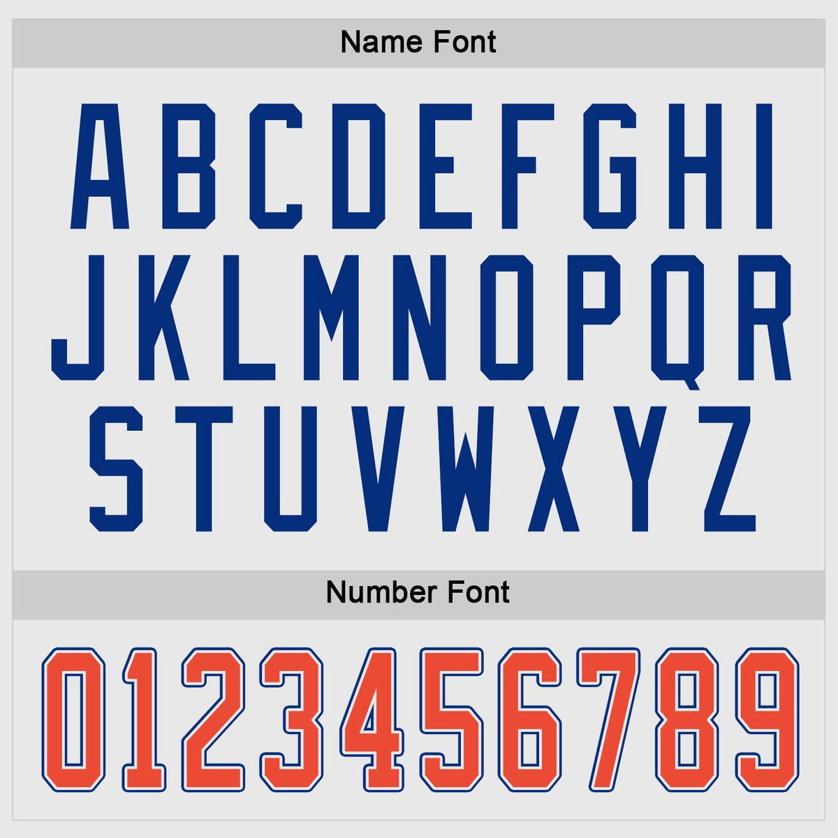 Custom Hockey Jersey - White Orange-Royal product image 4