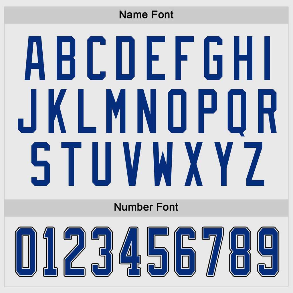 Custom Hockey Jersey - White Royal-Black product image 4