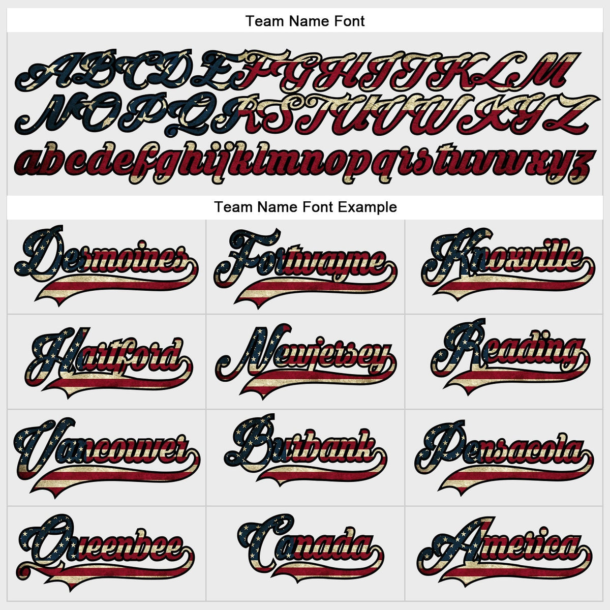 Custom Hockey Jersey - White Vintage USA Flag Black-Maroon product image 4