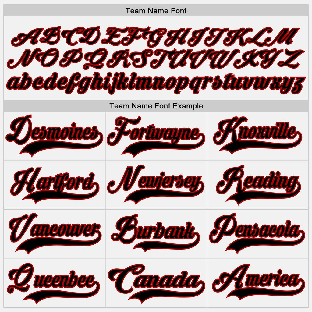 Custom Hockey Jersey - White Black-Red product image 4