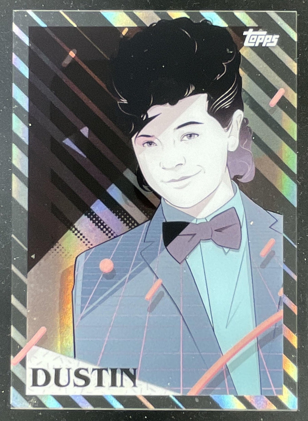2025 Topps High Tek Stranger Things Glam #G-1 Dustin Henderson product image 1, provided for visual reference and product
