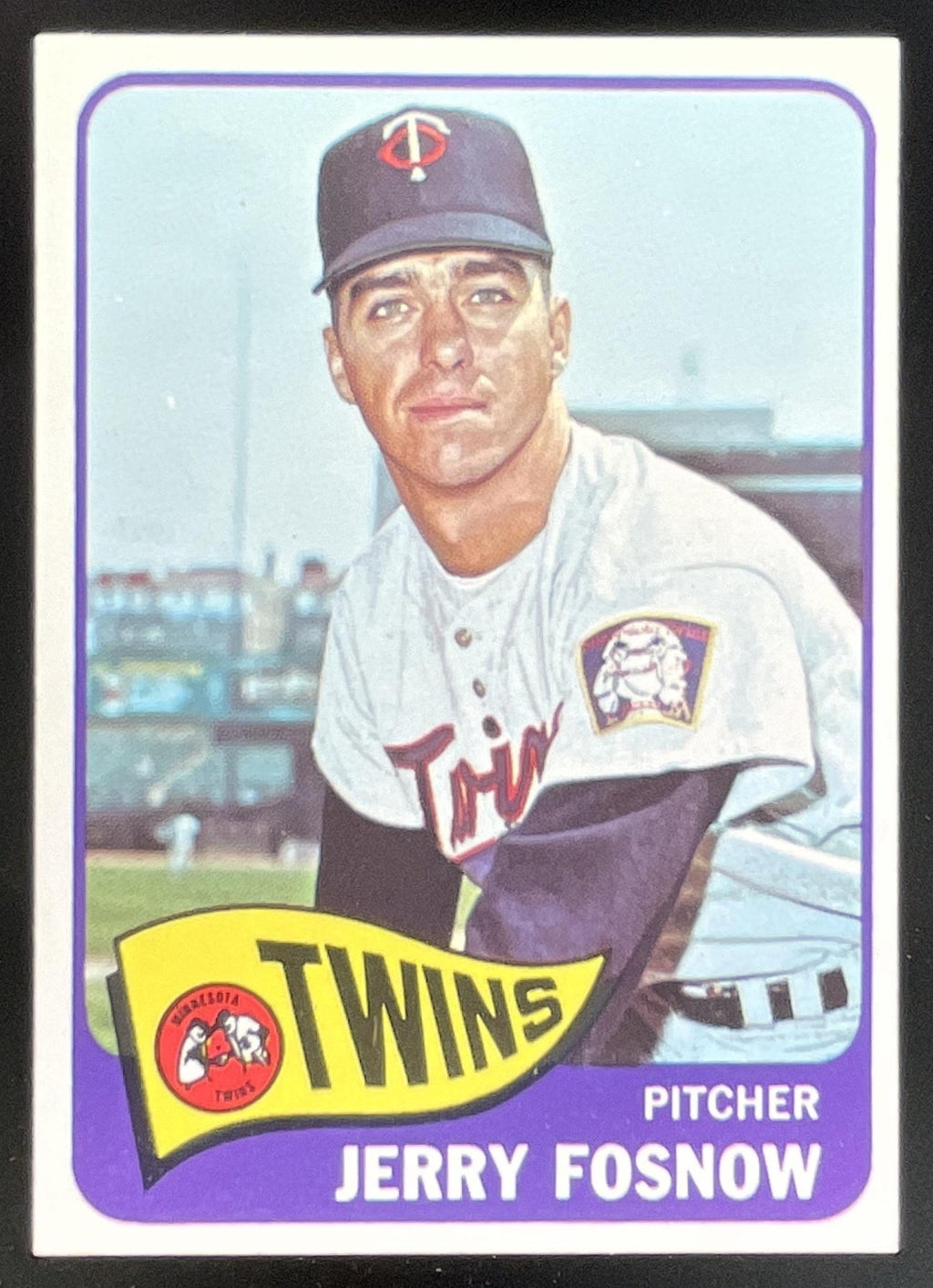 1965 Topps #529 Jerry Fosnow RC product image 1, provided for visual reference and product detail review