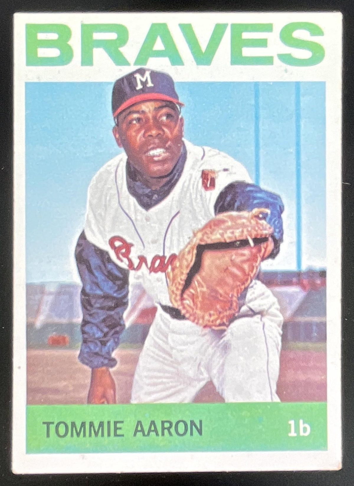 1964 Topps #454 Tommie Aaron product image 1, provided for visual reference and product detail review