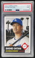 2024 Topps Living #729 Shohei Ohtani PSA 9 product image 1, provided for visual reference and product detail review
