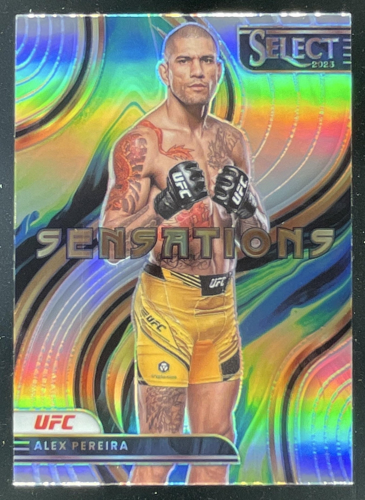 2023 Panini Select UFC Sensations #3 Alex Pereira product image 1, provided for visual reference and product detail review