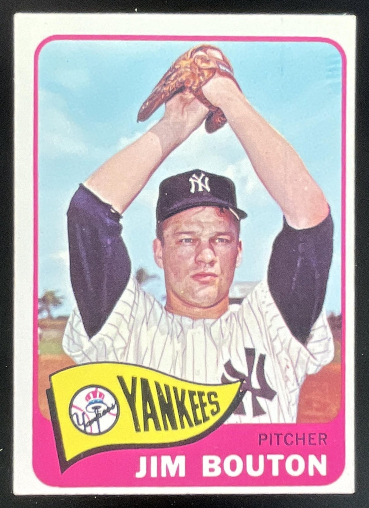 1965 Topps #30 Jim Bouton product image 1, provided for visual reference and product detail review