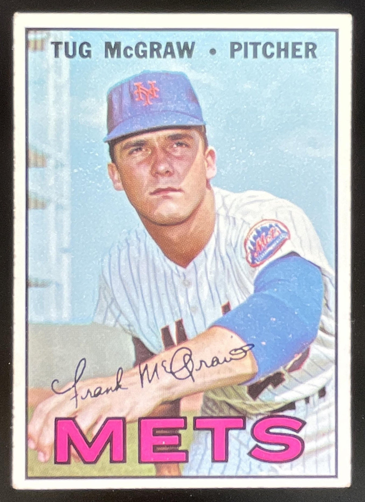 1967 Topps #348 Tug McGraw product image 1, provided for visual reference and product detail review