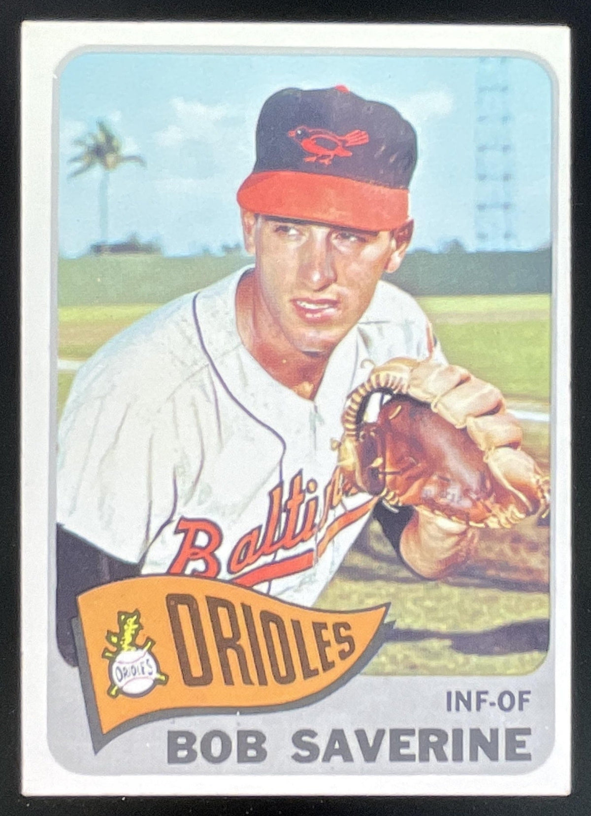 1965 Topps #427 Bob Saverine product image 1, provided for visual reference and product detail review