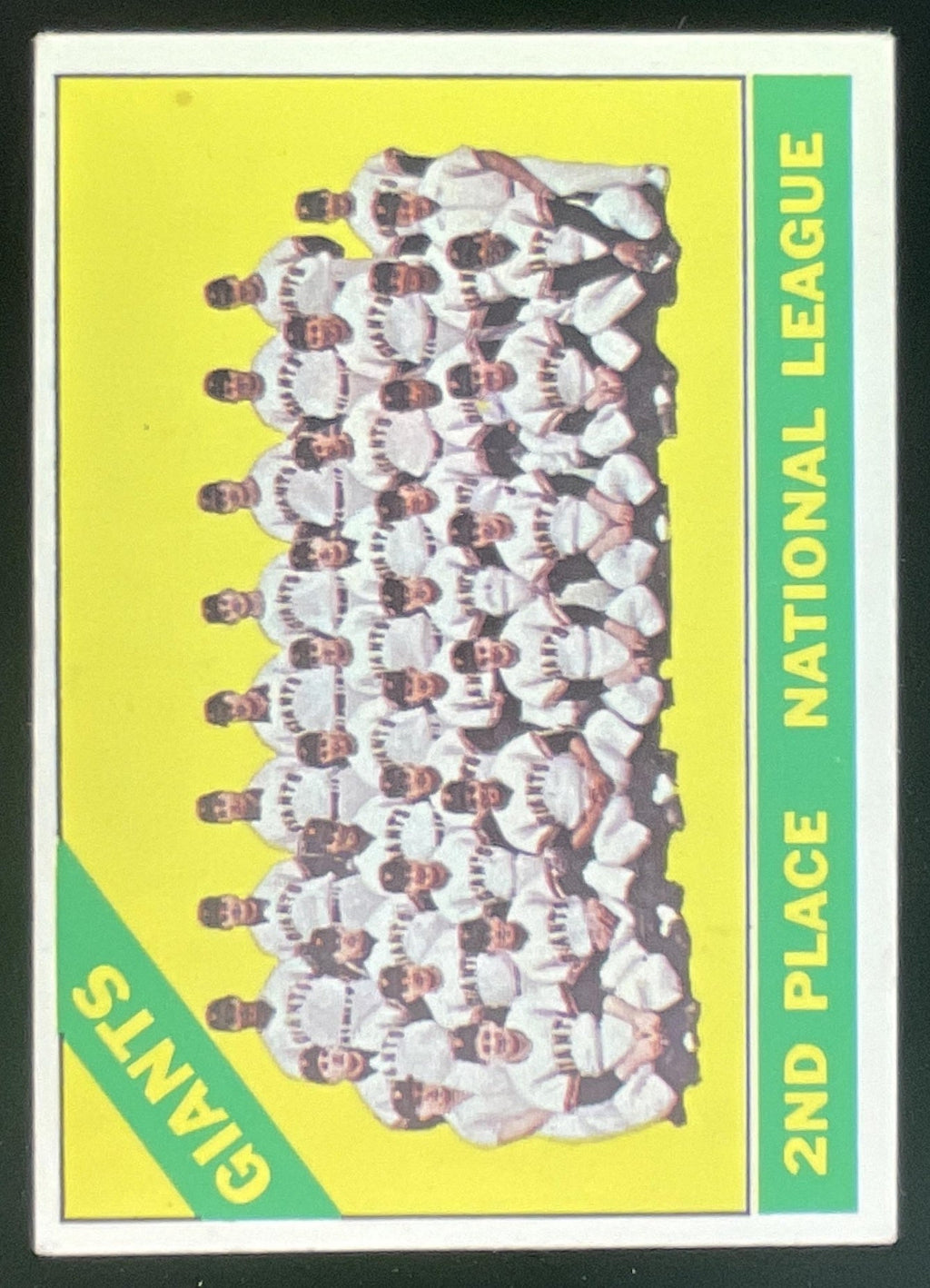 1966 Topps #19 San Francisco Giants product image 1, provided for visual reference and product detail review