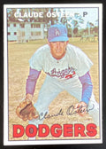 1967 Topps #330 Claude Osteen product image 1, provided for visual reference and product detail review