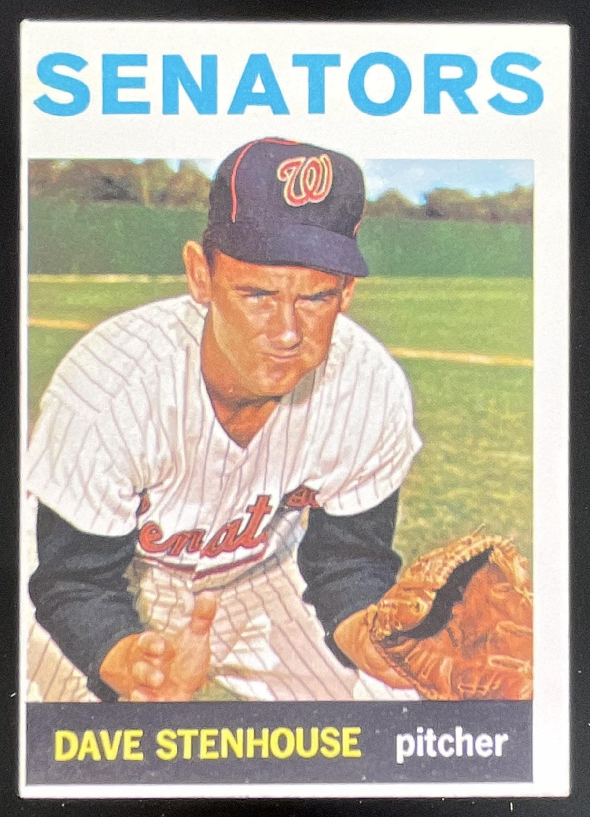 1964 Topps #498 Dave Stenhouse product image 1, provided for visual reference and product detail review