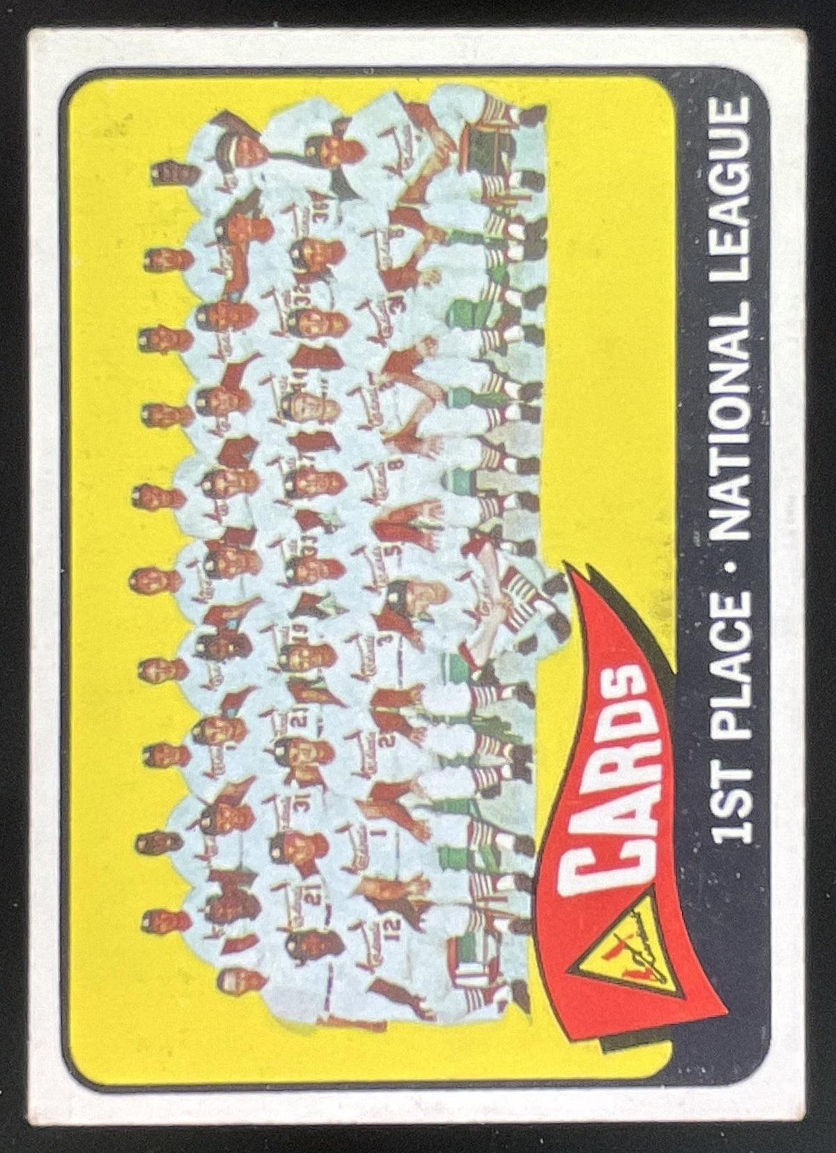 1965 Topps #57 St. Louis Cardinals product image 1, provided for visual reference and product detail review