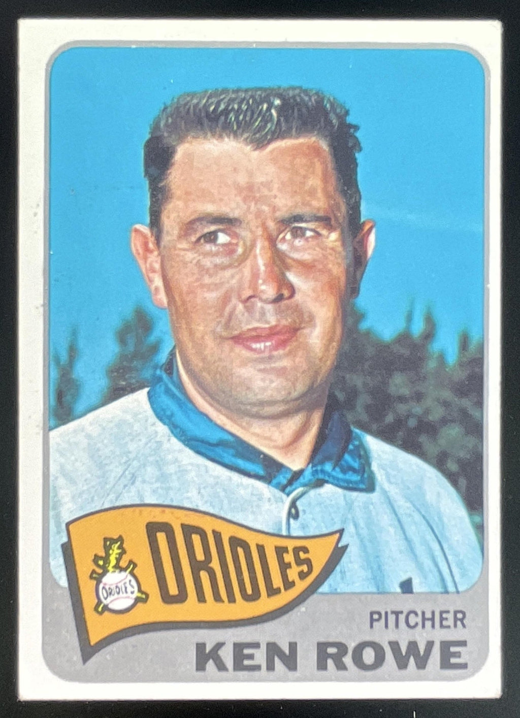 1965 Topps #518 Ken Rowe product image 1, provided for visual reference and product detail review