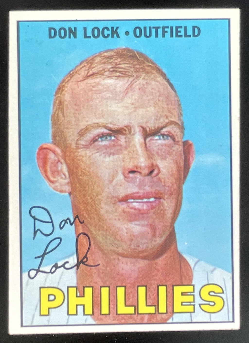 1967 Topps #376 Don Lock product image 1, provided for visual reference and product detail review