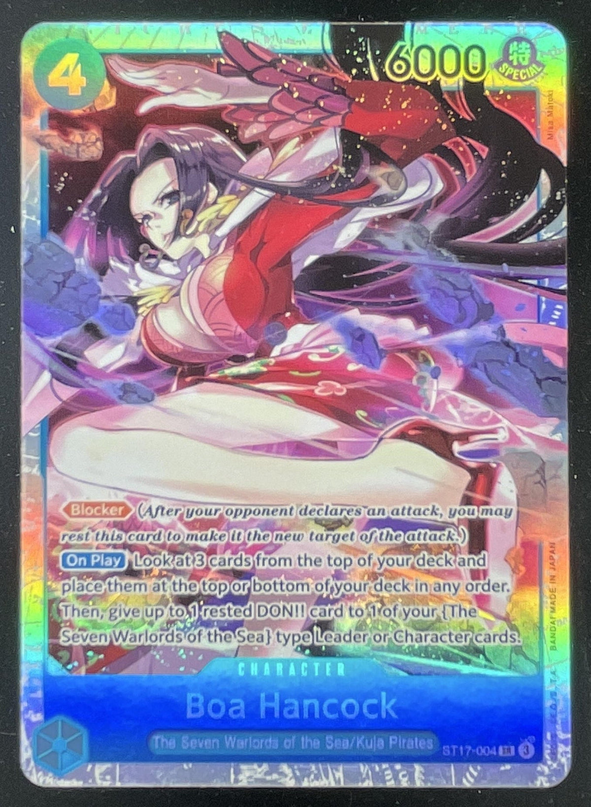One Piece Boa Hancock - Starter Deck 17: BLUE Donquixote Doflamingo ST-17 product image 1, provided for visual reference and