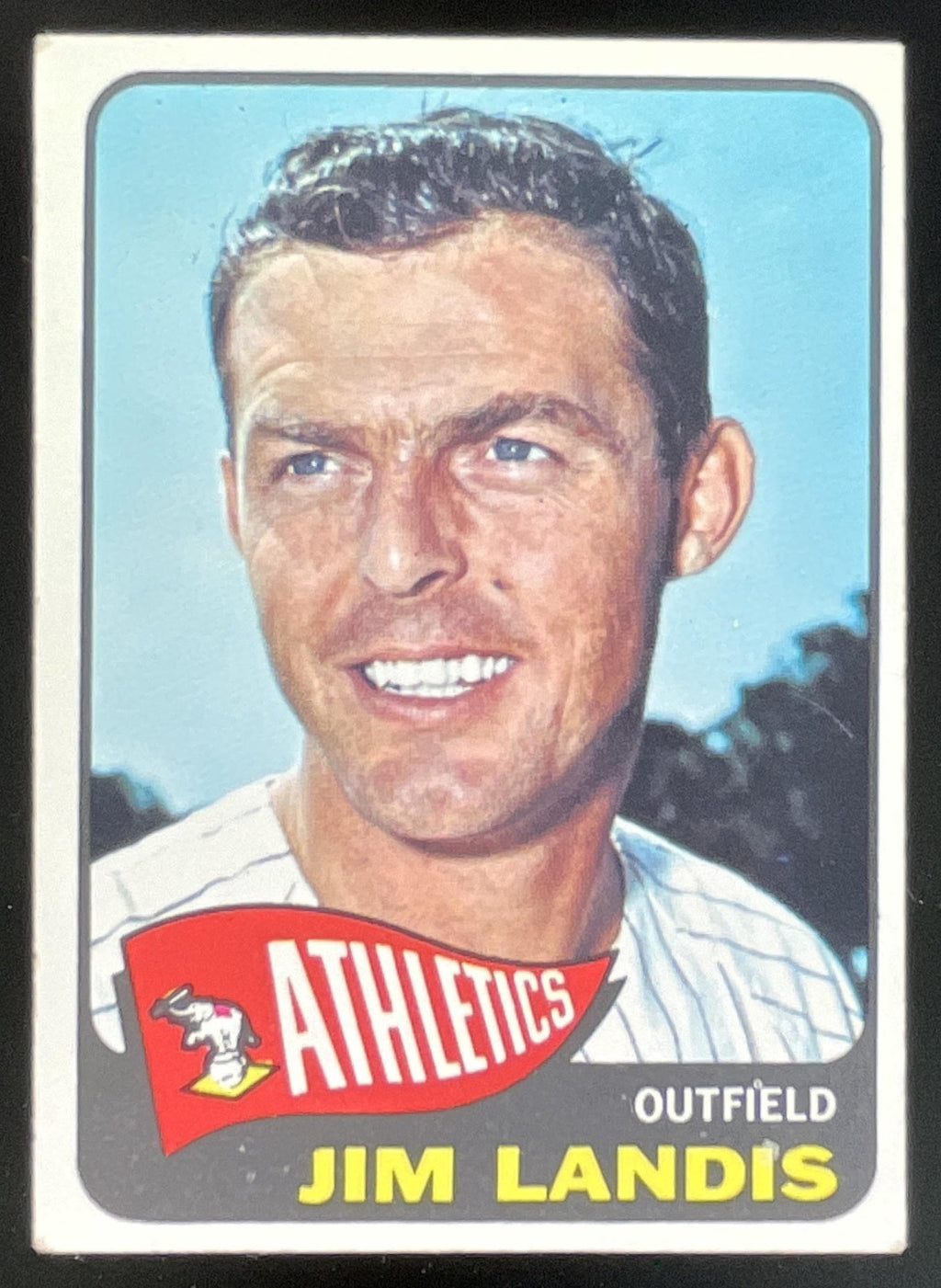 1965 Topps #376 Jim Landis product image 1, provided for visual reference and product detail review