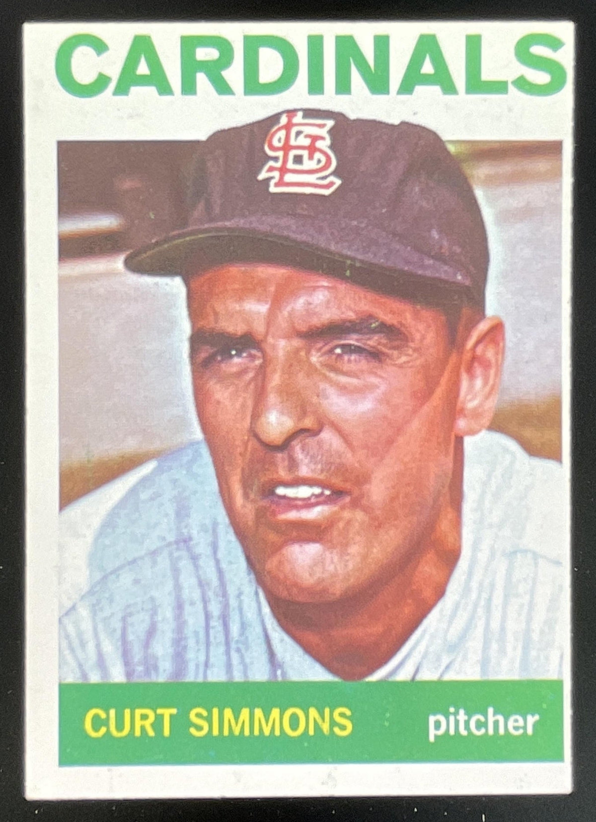 1964 Topps #385 Curt Simmons product image 1, provided for visual reference and product detail review