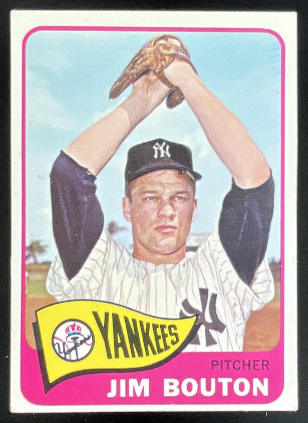 1965 Topps #30 Jim Bouton product image 1, provided for visual reference and product detail review