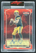 2022 Leaf Vibrance Red Flood Gold Circles #BA-AR1 Aaron Rodgers Auto 1/1 product image 1, provided for visual reference and