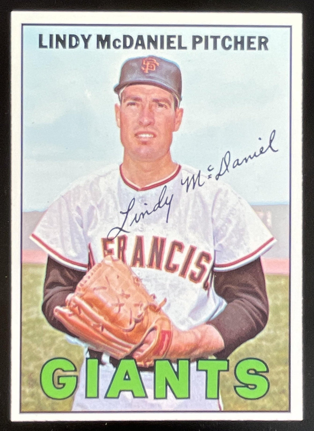 1967 Topps #46 Lindy McDaniel product image 1, provided for visual reference and product detail review