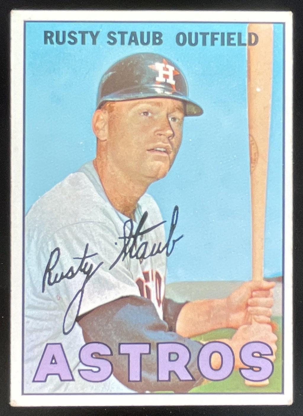 1967 Topps #73 Rusty Staub product image 1, provided for visual reference and product detail review