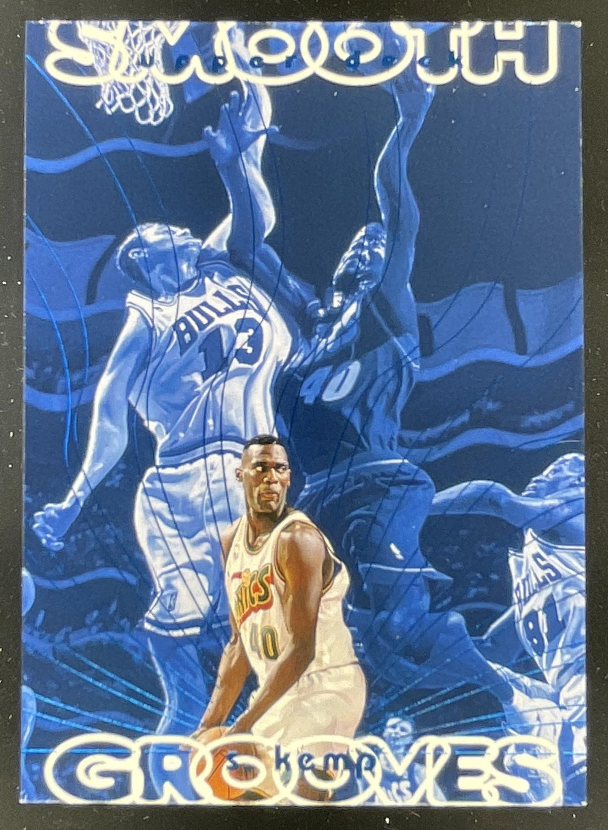1996-97 Upper Deck Smooth Grooves #SG15 Shawn Kemp product image 1, provided for visual reference and product detail review