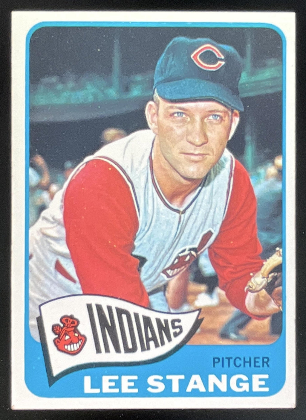 1965 Topps #448 Lee Stange product image 1, provided for visual reference and product detail review