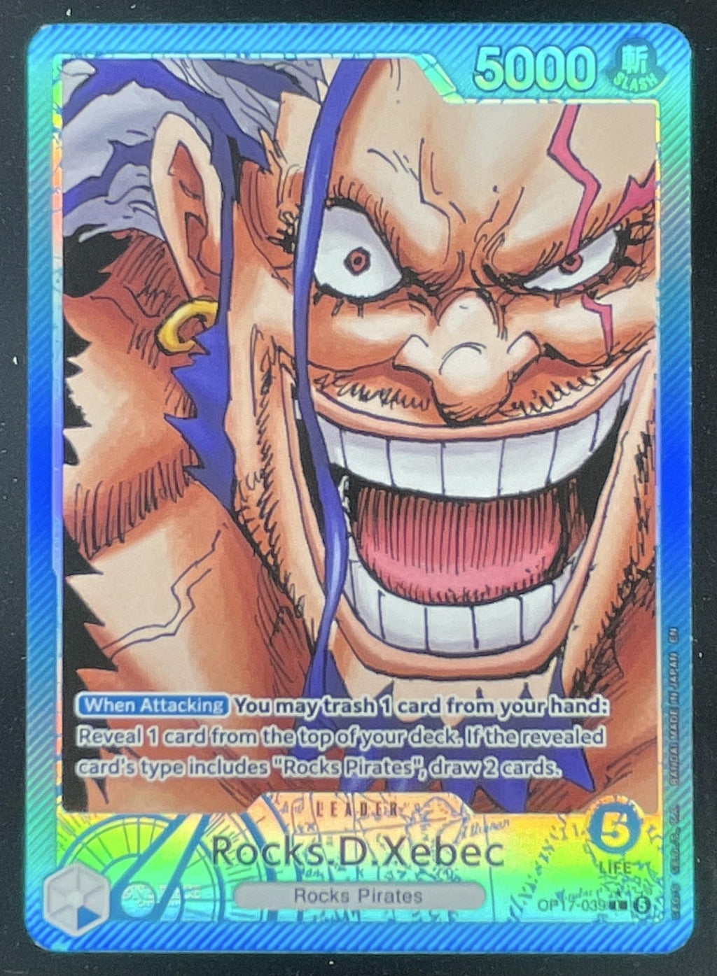 2026 One Piece The World's Strongest Warriors Leader #OP17-039 Rocks.D.Xebec product image 1, provided for visual reference