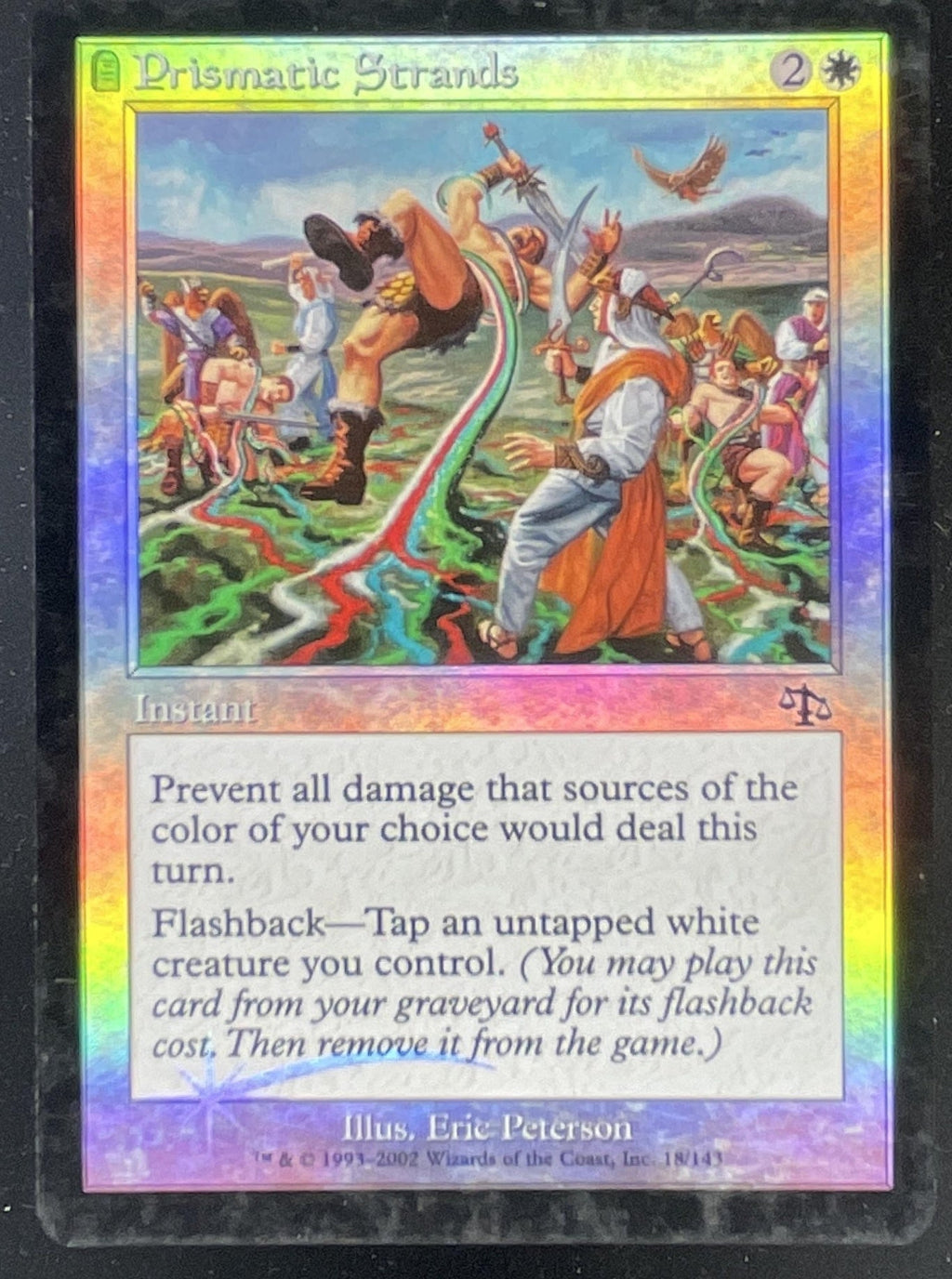 2002 Magic: The Gathering Judgment Foil #18 Prismatic Strands product image 1, provided for visual reference and product