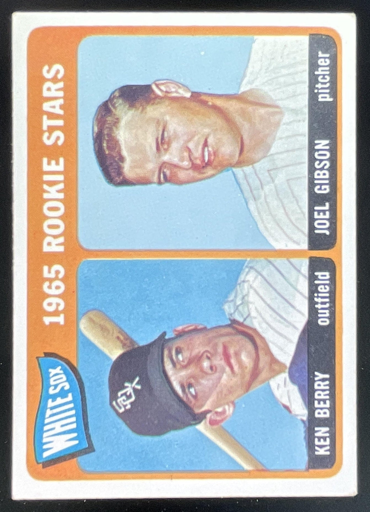 1965 Topps #368 White Sox 1965 Rookie Stars Ken Berry Joel Gibson RS, RC product image 1, provided for visual reference and