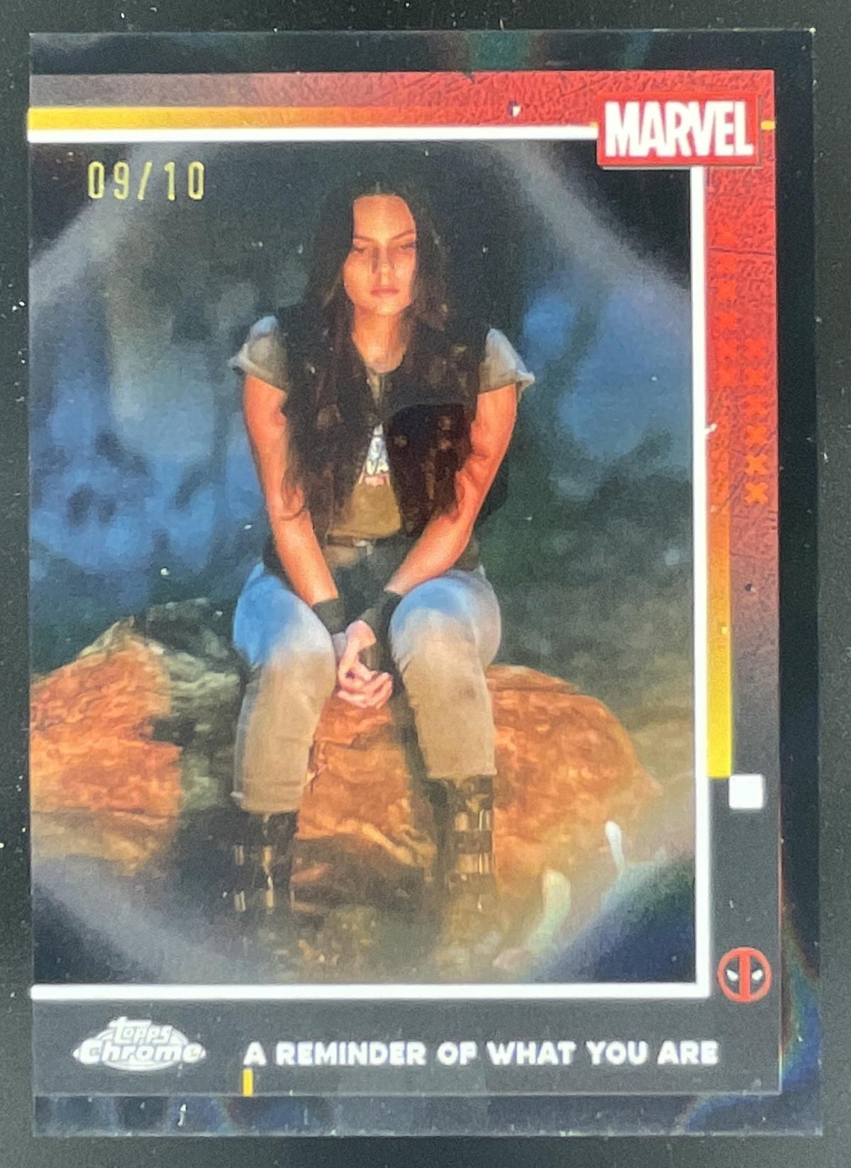 2025 Topps Chrome Deadpool Multiverse More Black A Reminder Of What You Are /10 product image 1, provided for visual