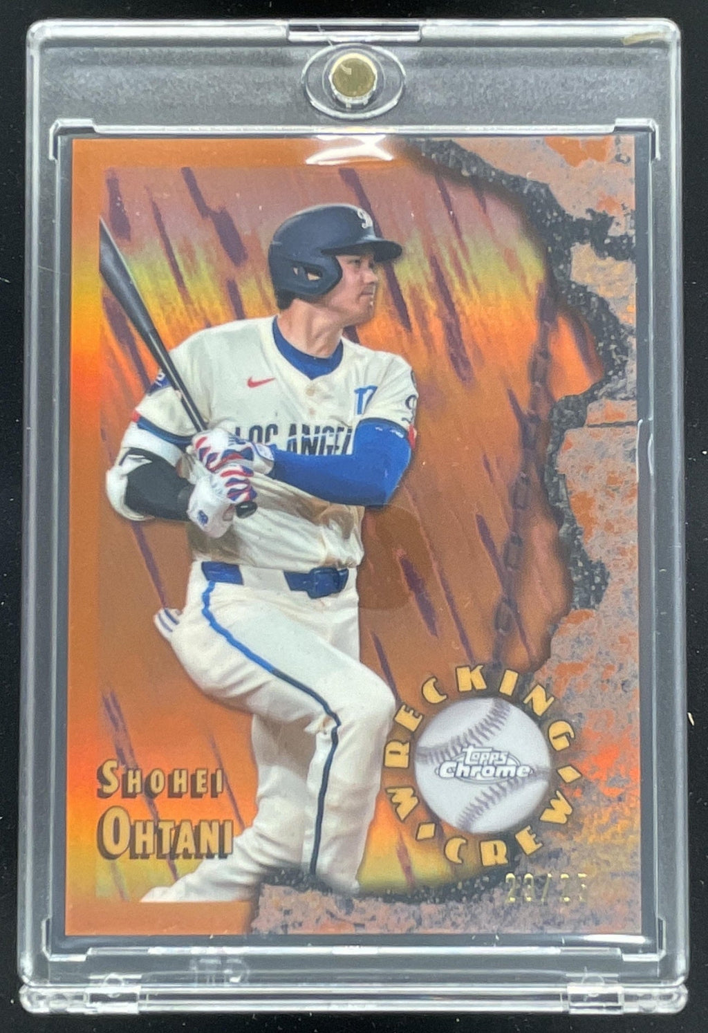 2026 Topps Chrome Wrecking Crew Orange Refractor #WC-2 Shohei Ohtani /25 product image 1, provided for visual reference and