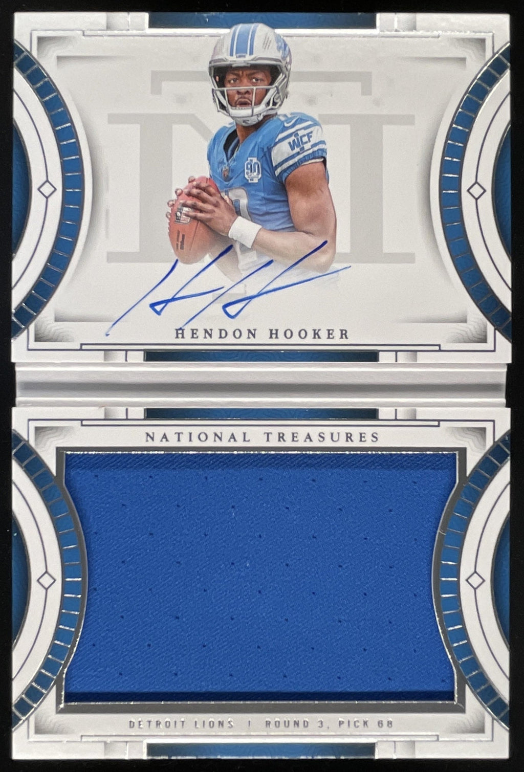 2023 National Treasures Rookie Jumbo Prime Booklet Hendon Hooker Auto /99 product image 1, provided for visual reference and