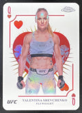 2024 Topps Chrome UFC Kings & Queens #KAQ-15 Valentina Shevchenko product image 1, provided for visual reference and product