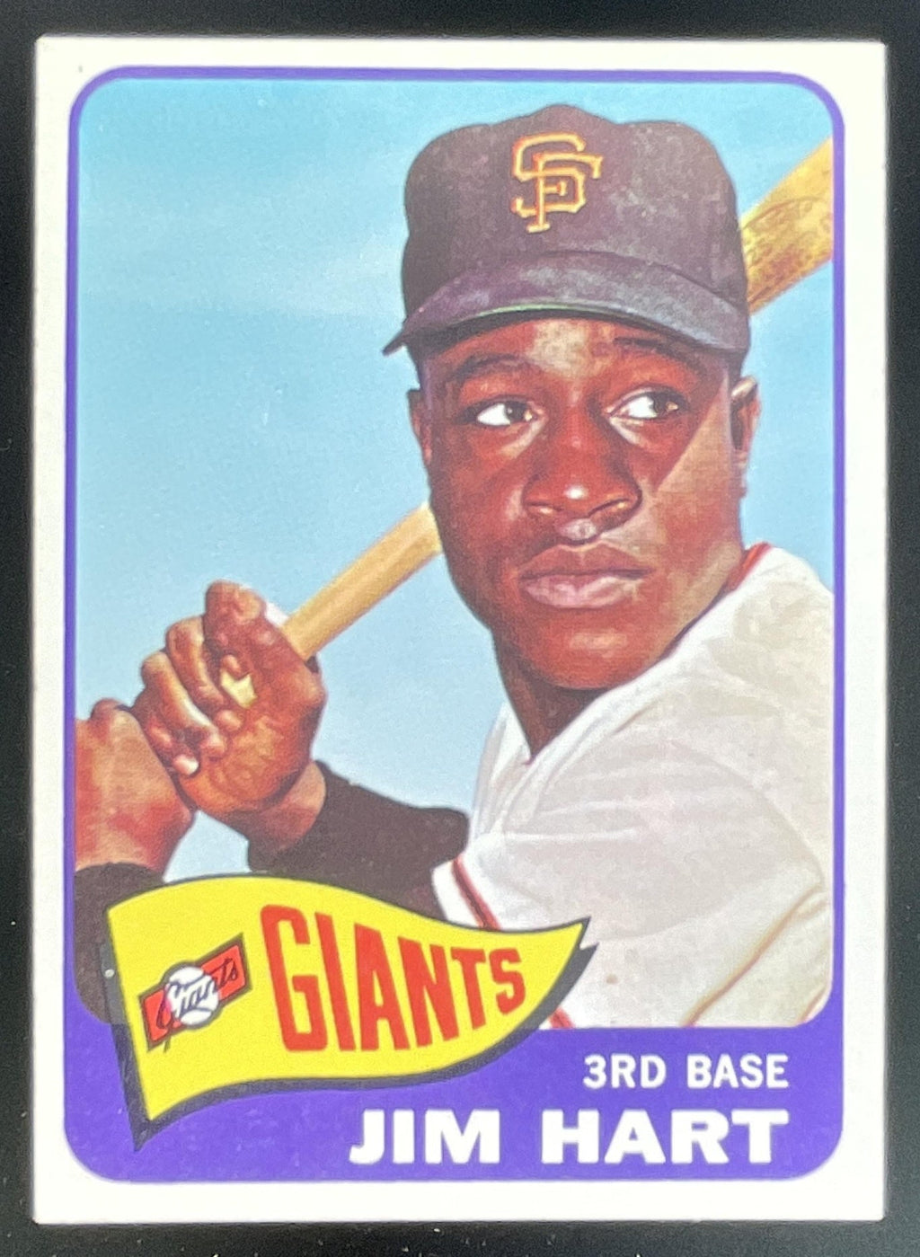 1965 Topps #395 Jim Hart product image 1, provided for visual reference and product detail review