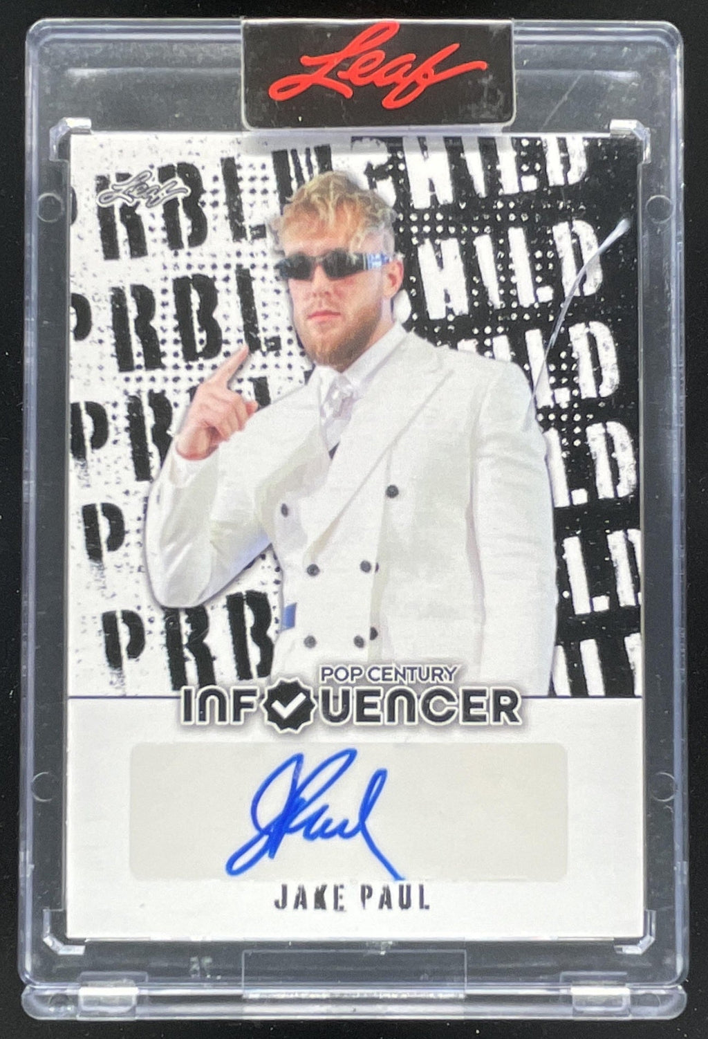 2022 Leaf Pop Century Influencer Autographs #IA-JP1 Jake Paul Auto /152 product image 1, provided for visual reference and
