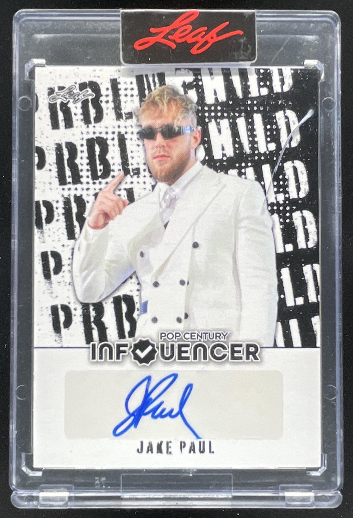 2022 Leaf Pop Century Influencer Autographs #IA-JP1 Jake Paul Auto /152 product image 1, provided for visual reference and