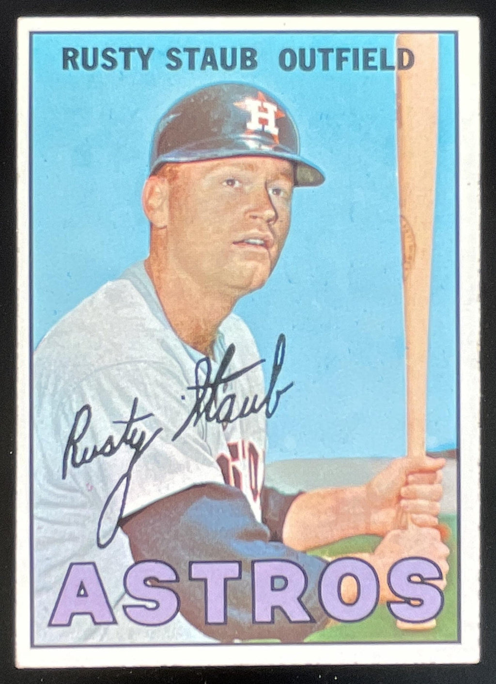 1967 Topps #73 Rusty Staub product image 1, provided for visual reference and product detail review