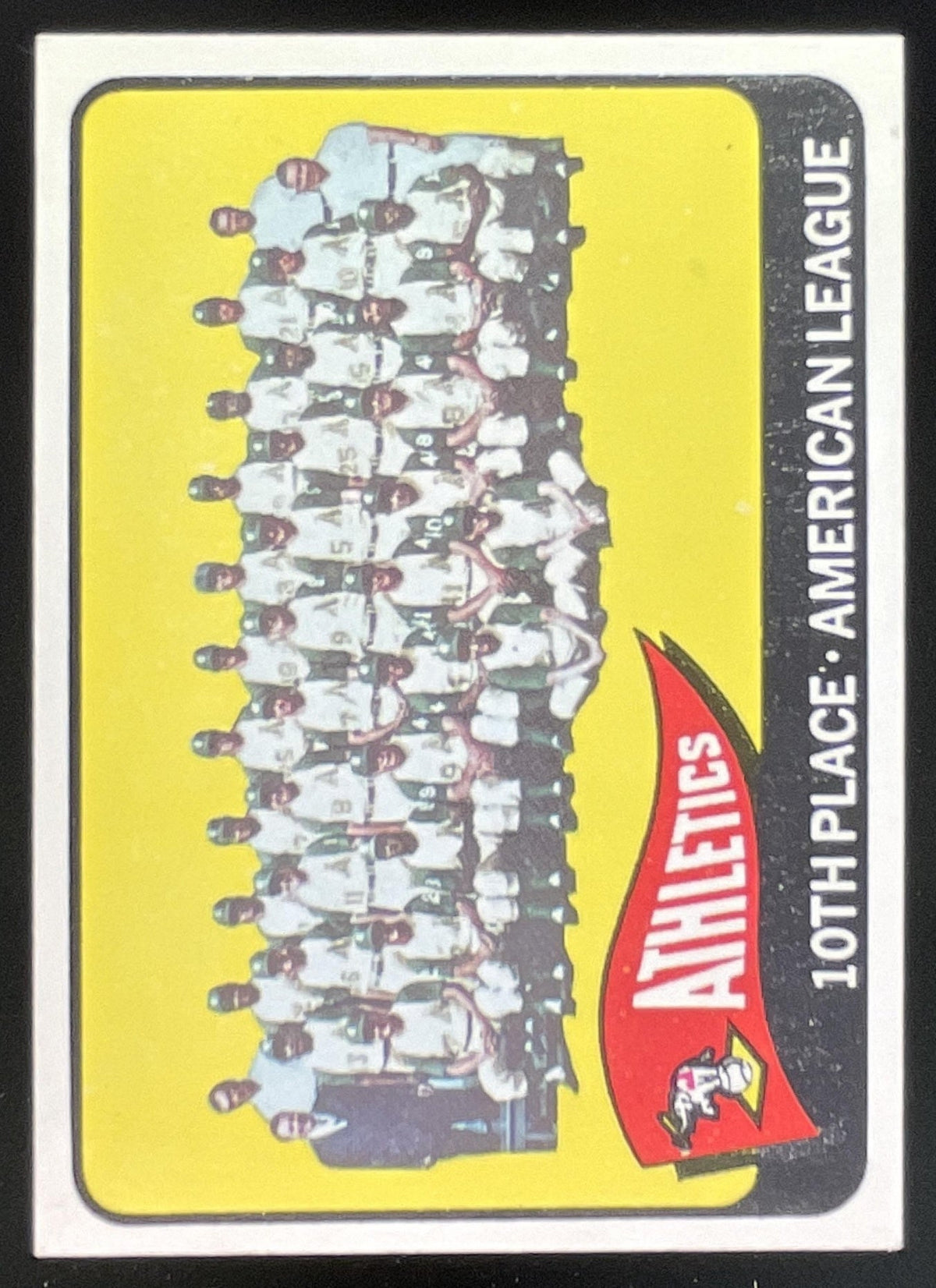 1965 Topps #151 Kansas City Athletics product image 1, provided for visual reference and product detail review