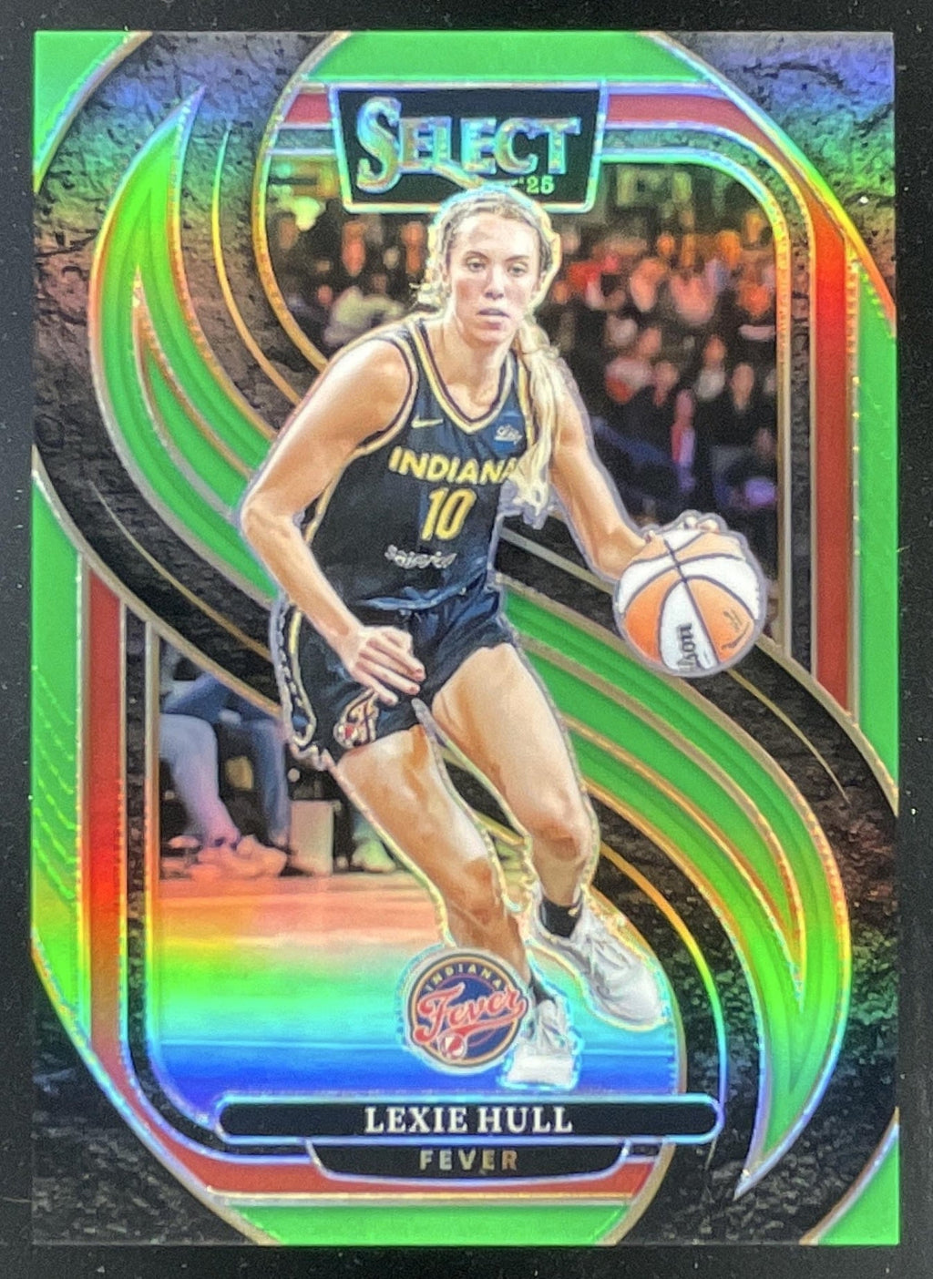 2025 Panini WNBA Select Premier Level Neon Green Prizms #138 Lexie Hull /75 product image 1, provided for visual reference