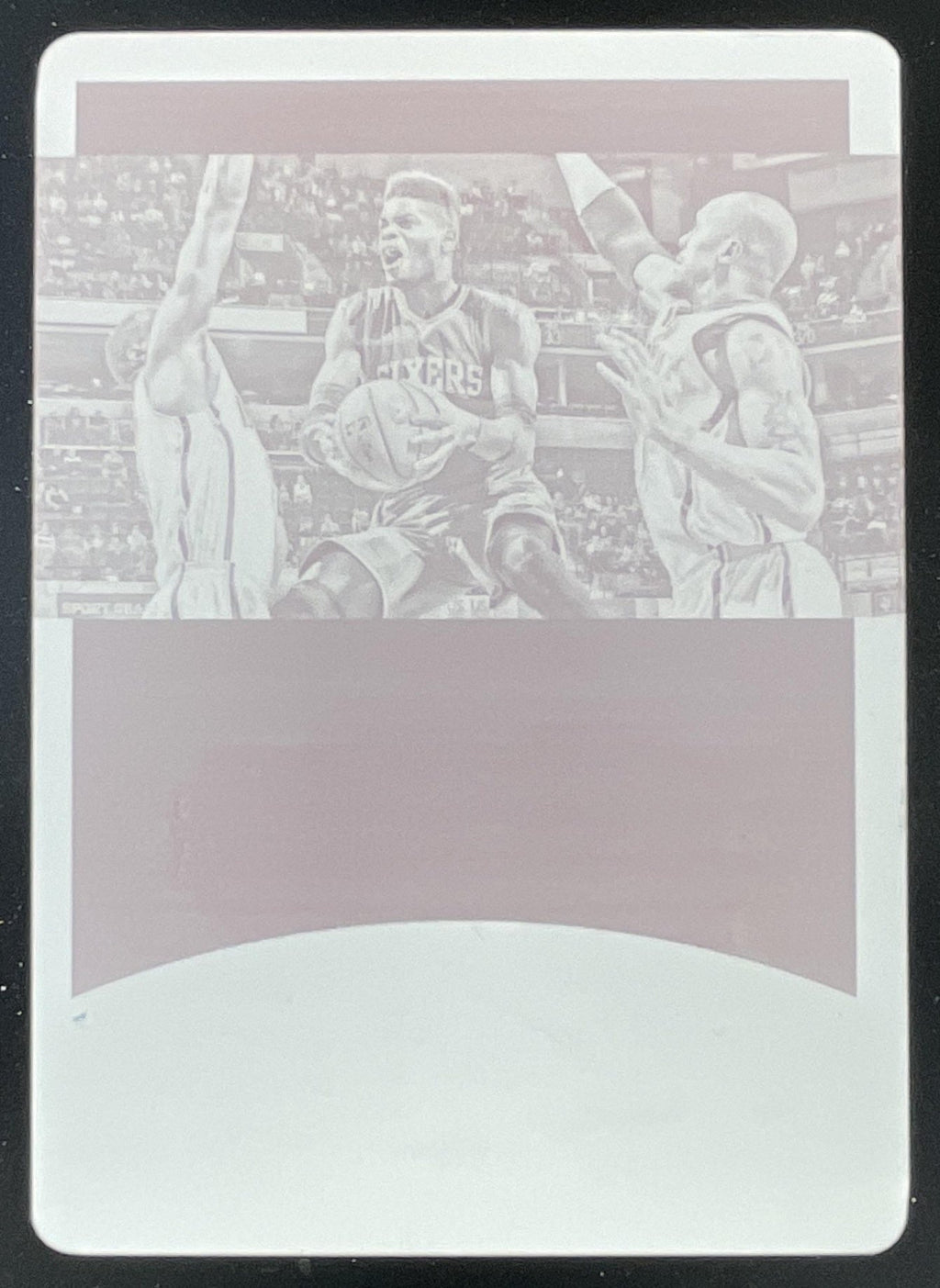 2015-16 National Treasures Night Moves Printing Plates Magenta Nerlens Noel 1/1 product image 1, provided for visual