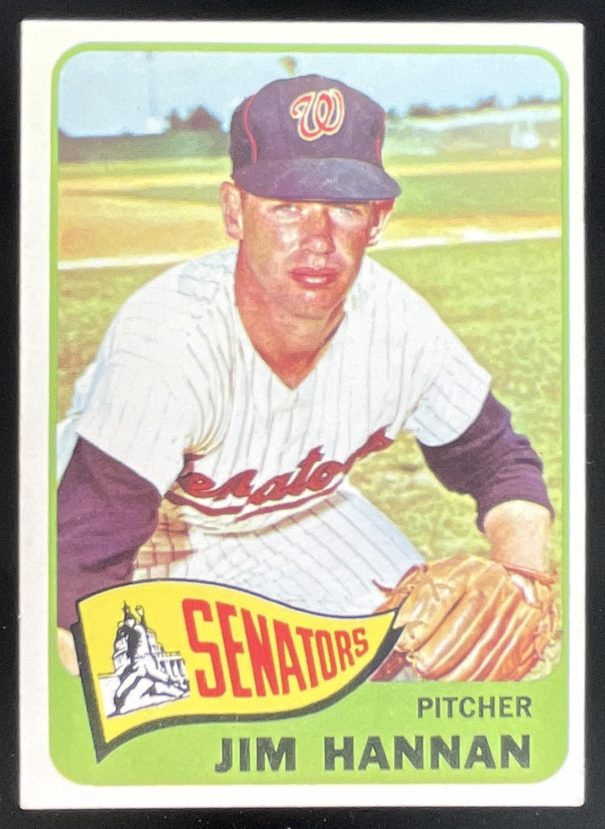 1965 Topps #394 Jim Hannan product image 1, provided for visual reference and product detail review