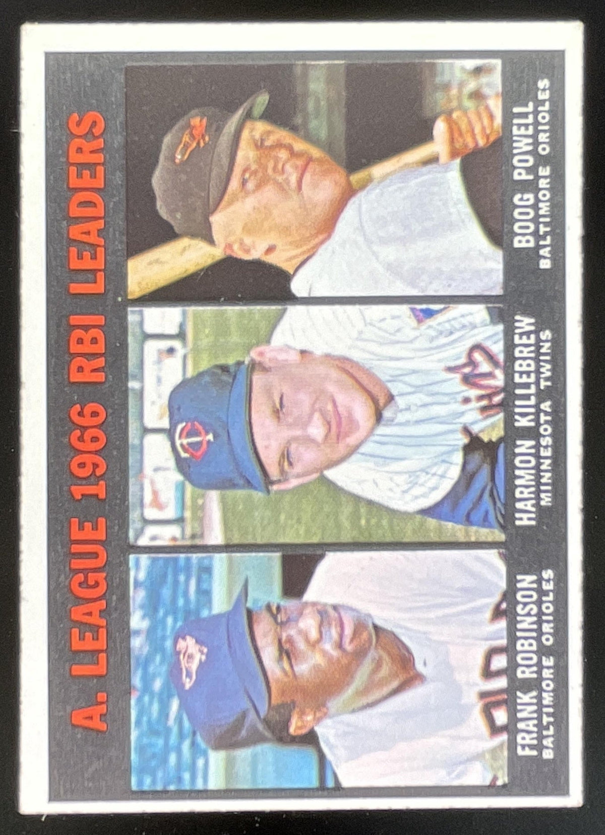 1967 Topps #241 American League Frank Robinson Harmon Killebrew Boog Powell product image 1, provided for visual reference