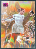 2026 Topps Chrome Star Wars Galaxy Magenta Lava Padme Amidala vs. the Nexu /250 product image 1, provided for visual