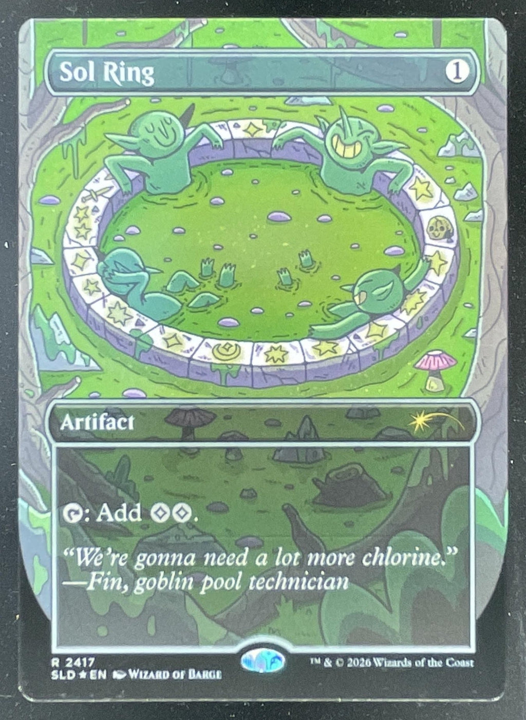 Magic The Gathering Sol Ring 2417 - Secret Lair Drop Series SLD product image 1, provided for visual reference and product