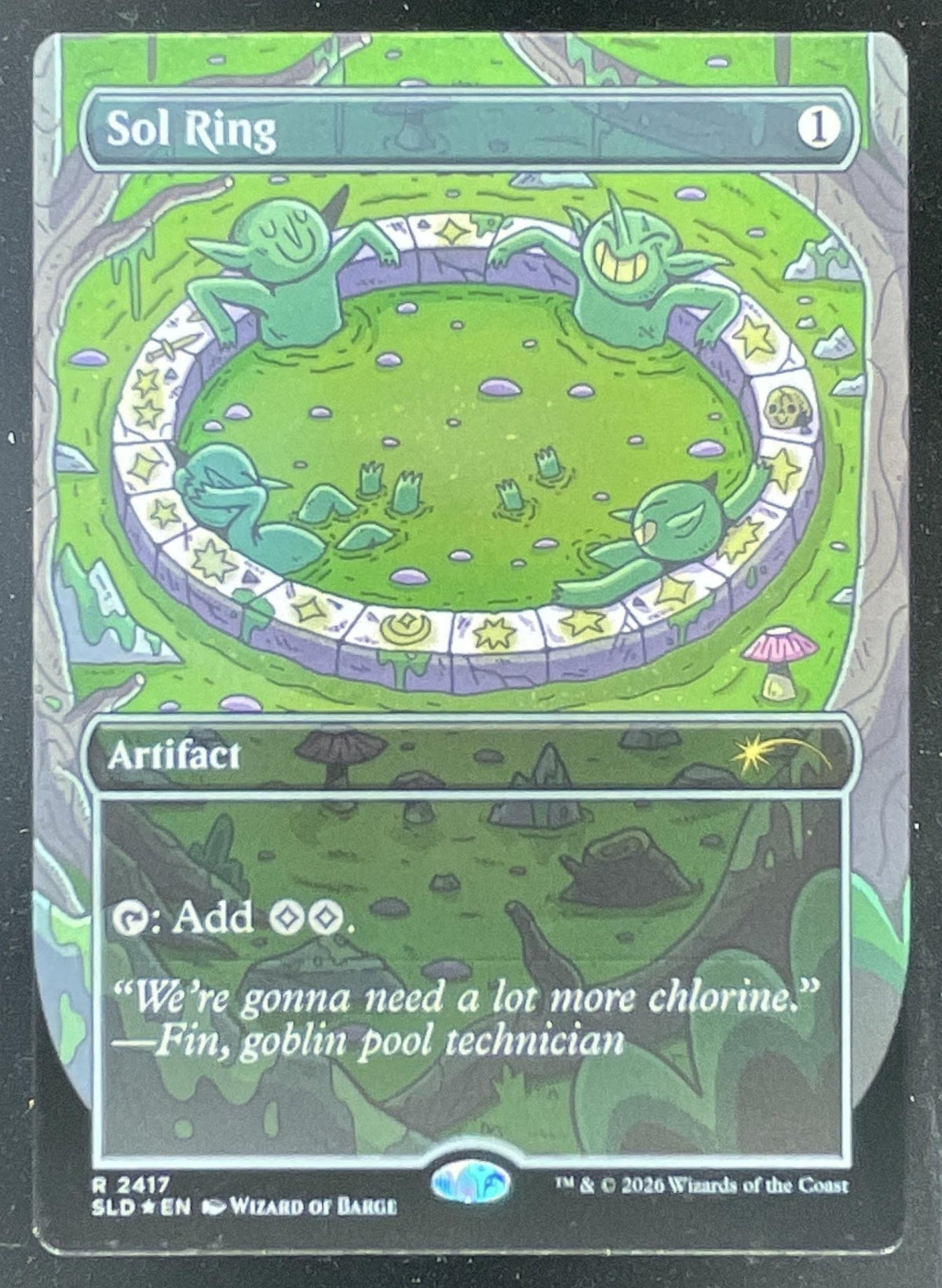 Magic The Gathering Sol Ring 2417 - Secret Lair Drop Series SLD product image 1, provided for visual reference and product