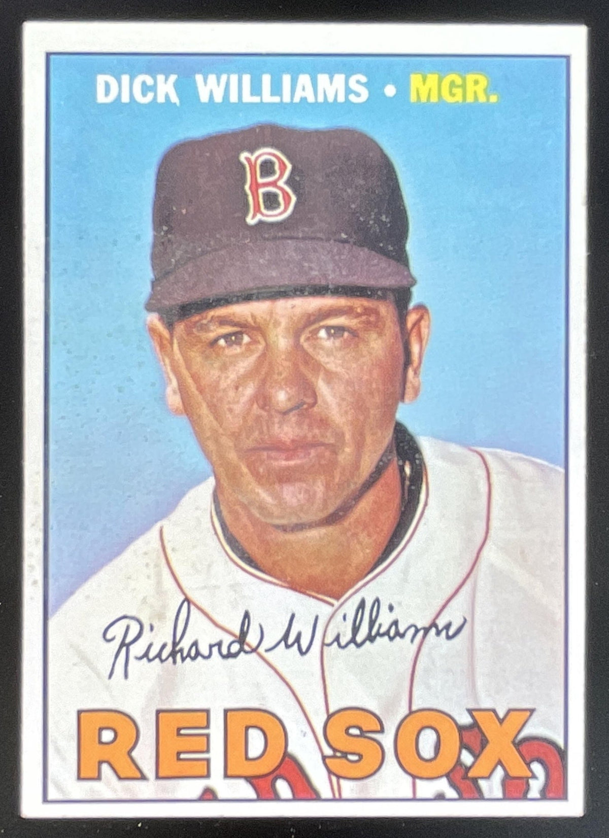 1967 Topps #161 Dick Williams product image 1, provided for visual reference and product detail review